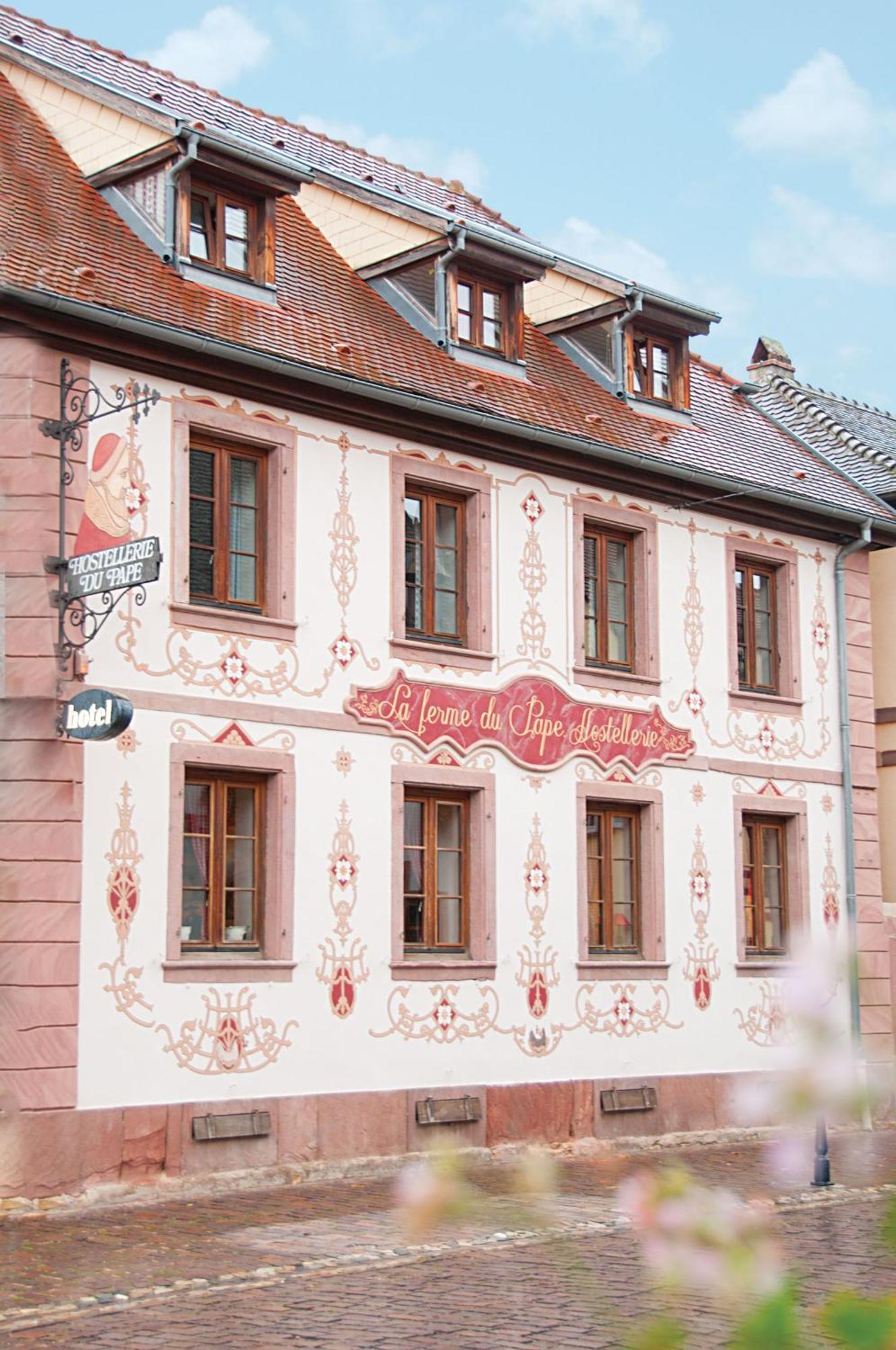 The Originals Boutique, Hotel La Ferme Du Pape, Eguisheim Bagian luar foto